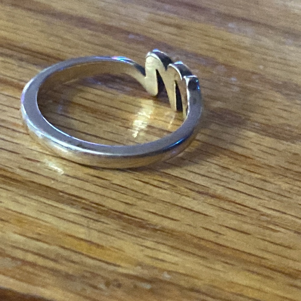 New James Avery script initial ring. This is a new “m” size 9 ring. - Picture 3 of 4